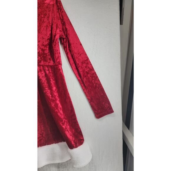 Girls Simply Styled by Sears Velour Holiday Dress Sz M 10/12 - Picture 6 of 8